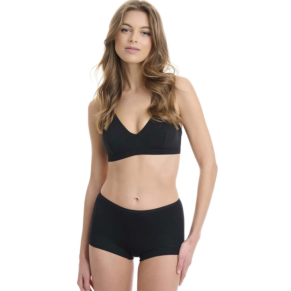 Φωτογραφία προϊόντος: Γυναικείο Boxer Shorts Bamboo Walk 2pack W2034_0202 Μαύρο