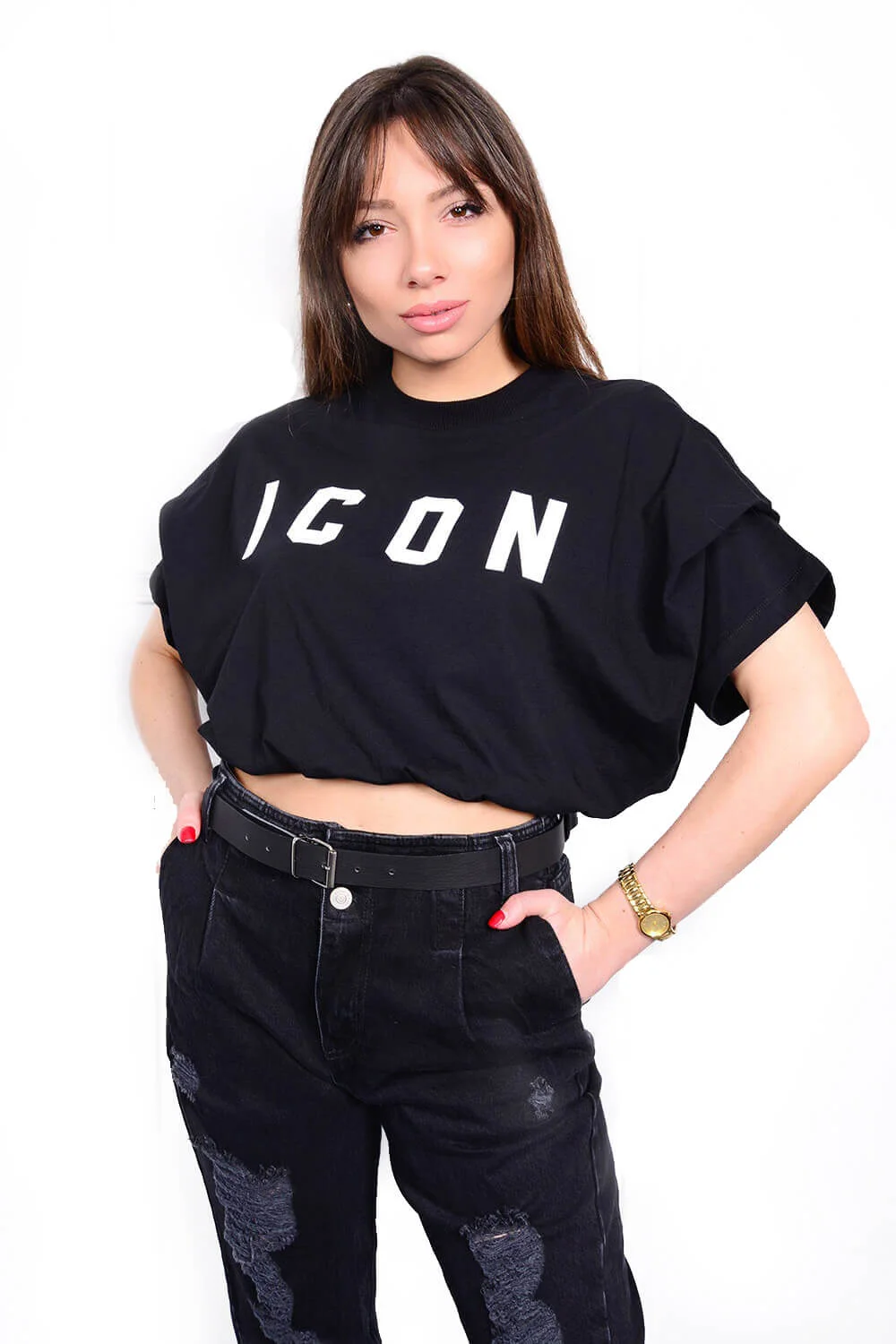 Φωτογραφία προϊόντος: T-SHIRT ΜΕ ΤΥΠΩΜΑ ICON ON LINE 1313