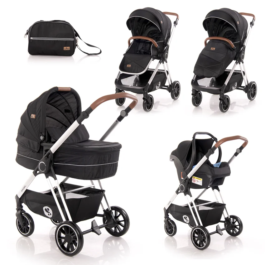 Φωτογραφία προϊόντος: LORELLI - BABY STROLLER ANGEL BLACK 3 IN 1 - 10021562010
