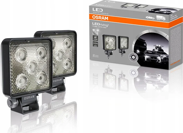Φωτογραφία προϊόντος: Osram Cube VX70-WD Προβολείς Εργασίας LED 24W (2 Τεμ.)