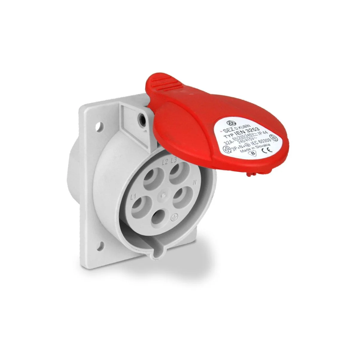 Φωτογραφία προϊόντος: ΠΡΙΖΑ ΧΩΝΕΥΤΗ 5Χ32A 400V IP44 IEN-3253