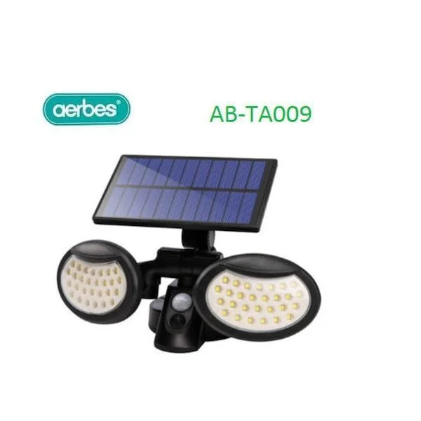 Φωτογραφία προϊόντος: OEM AB-TA009 Ηλιακό Φωτιστικό Επιτοίχιας Τοποθέτησης με Ανιχνευτή Κίνησης και Αισθητήρα Φωτός σε Μαύρο Χρώμα 81007HGJ50BK