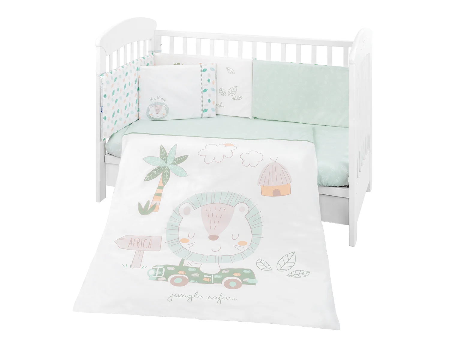 Φωτογραφία προϊόντος: Kikka Boo - Bedding set 6pcs 70/140 Jungle King - 41101060109