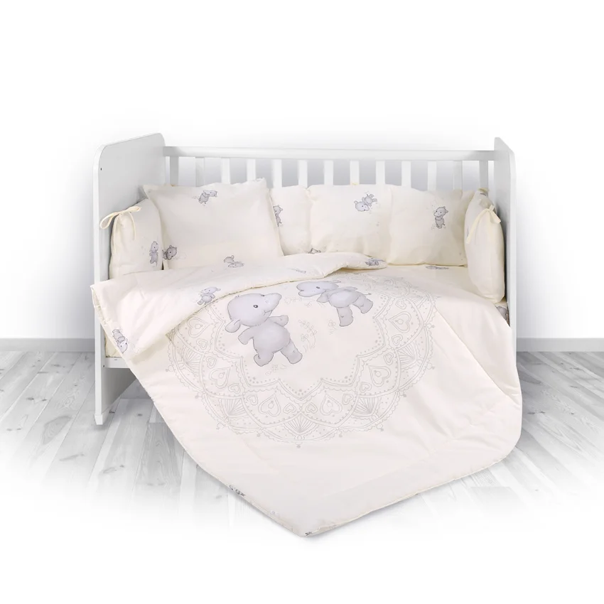 Φωτογραφία προϊόντος: LORELLI - SET LILY 60/120 RANFORCE PP HAPPY HIPPO BEIGE - 20800143601
