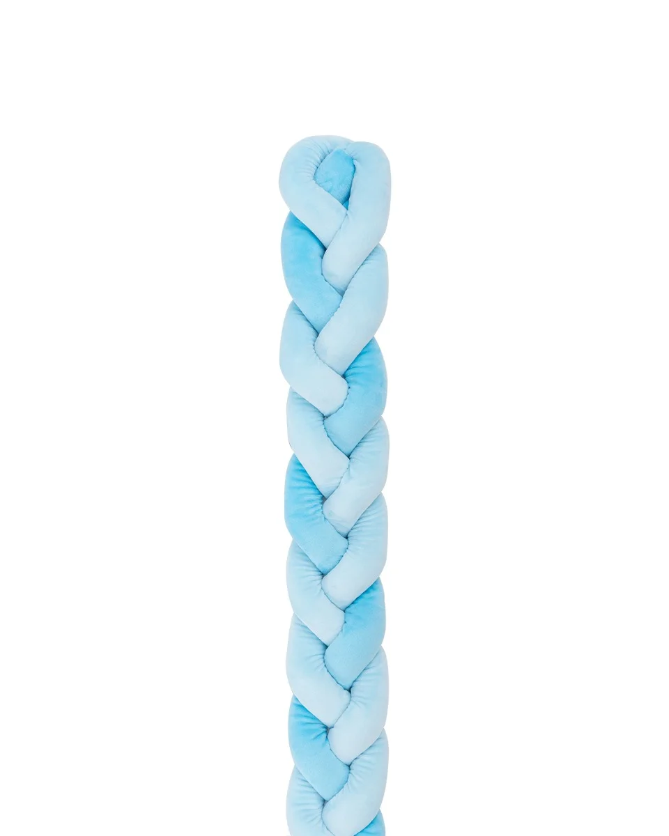 Φωτογραφία προϊόντος: Kikka Boo - Braided bumper 180cm 3 braids (12cm) Blue - 41109050139