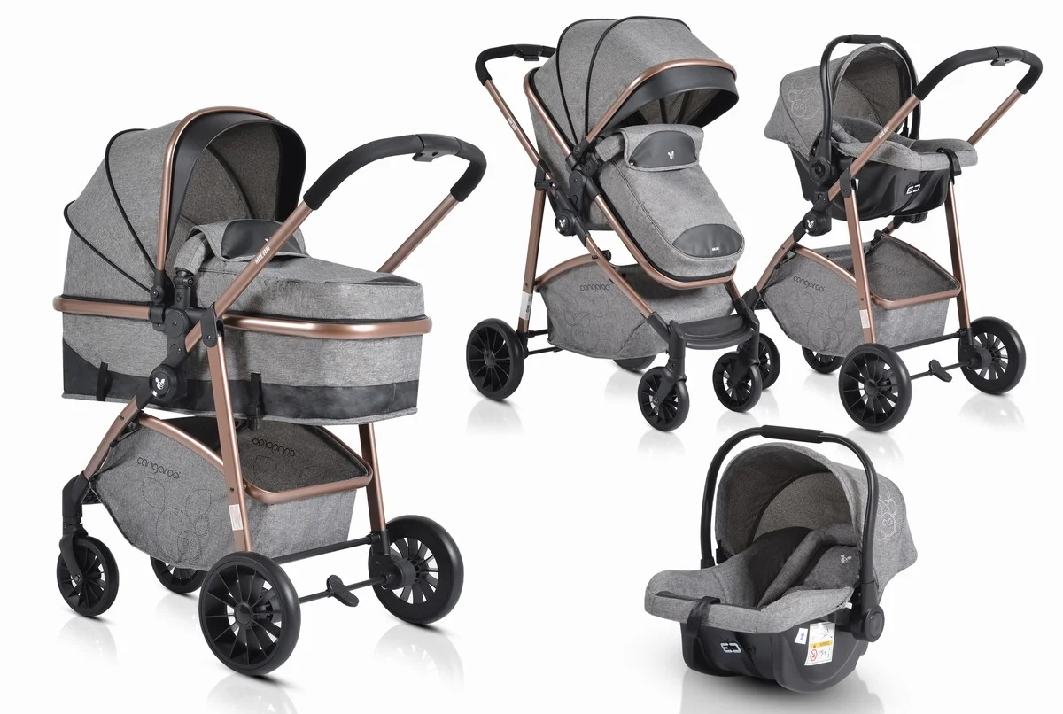 Φωτογραφία προϊόντος: CANGAROO - Baby stroller Milan grey - 3800146235680
