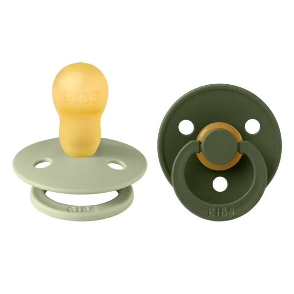 Φωτογραφία προϊόντος: BIBS ΣΕΤ ΠΙΠΙΛΕΣ 2ΤΜΧ – COLOUR – SAGE/ HUNTER GREEN – ΣΤΡΟΓΓΥΛΗ No3