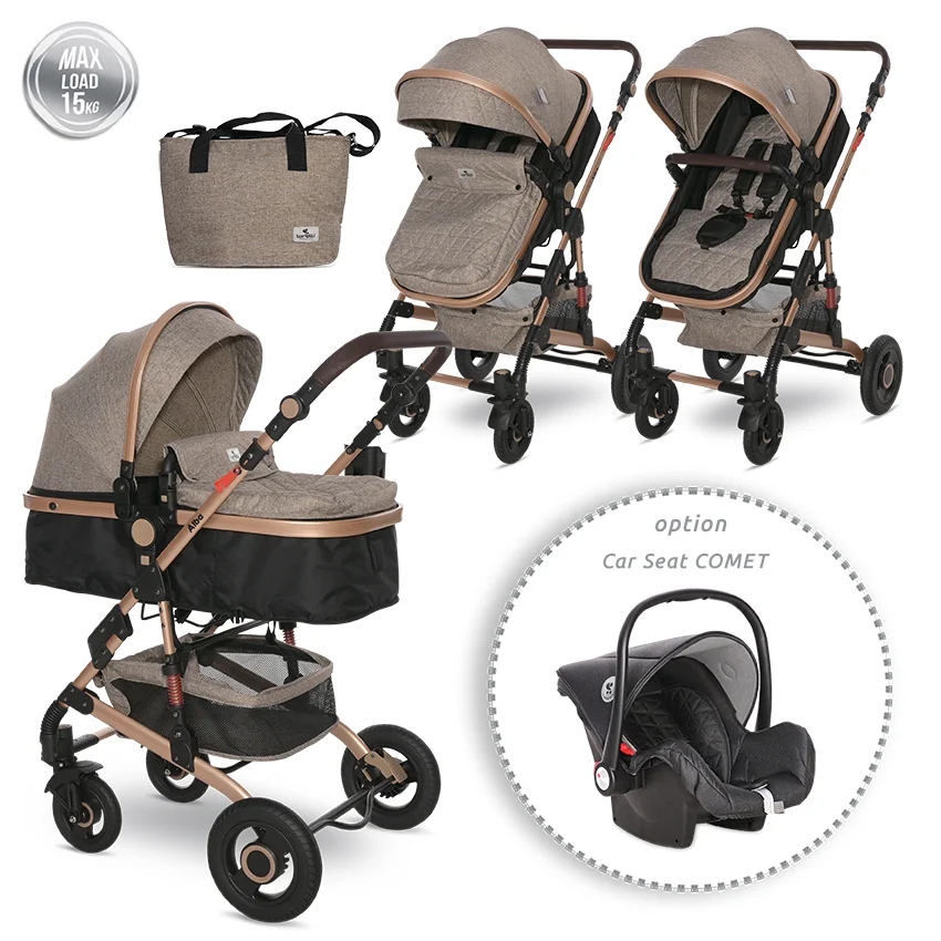 Φωτογραφία προϊόντος: LORELLI - BABY STROLLER ALBA PREMIUM PEARL BEIGE - 10021422303