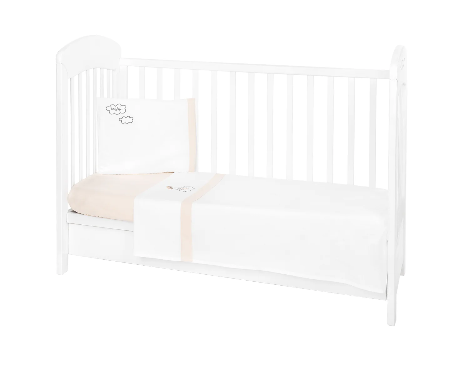Φωτογραφία προϊόντος: Kikka Boo - Bedding set 3pcs EU style 70/140 embroidery Dreamy Flight - 41101030130