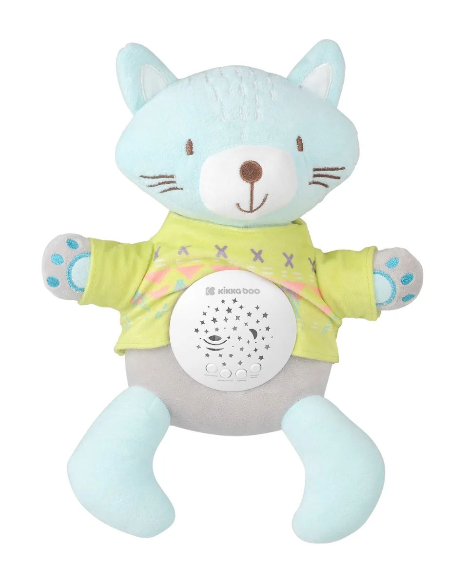Φωτογραφία προϊόντος: Kikka Boo - Мusical soothing toy with light projector Kit the Cat - 31201010245
