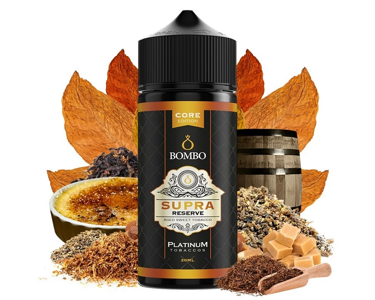 Φωτογραφία προϊόντος: Bombo Platinum Tobaccos Supra Reserve 20ml/120ml