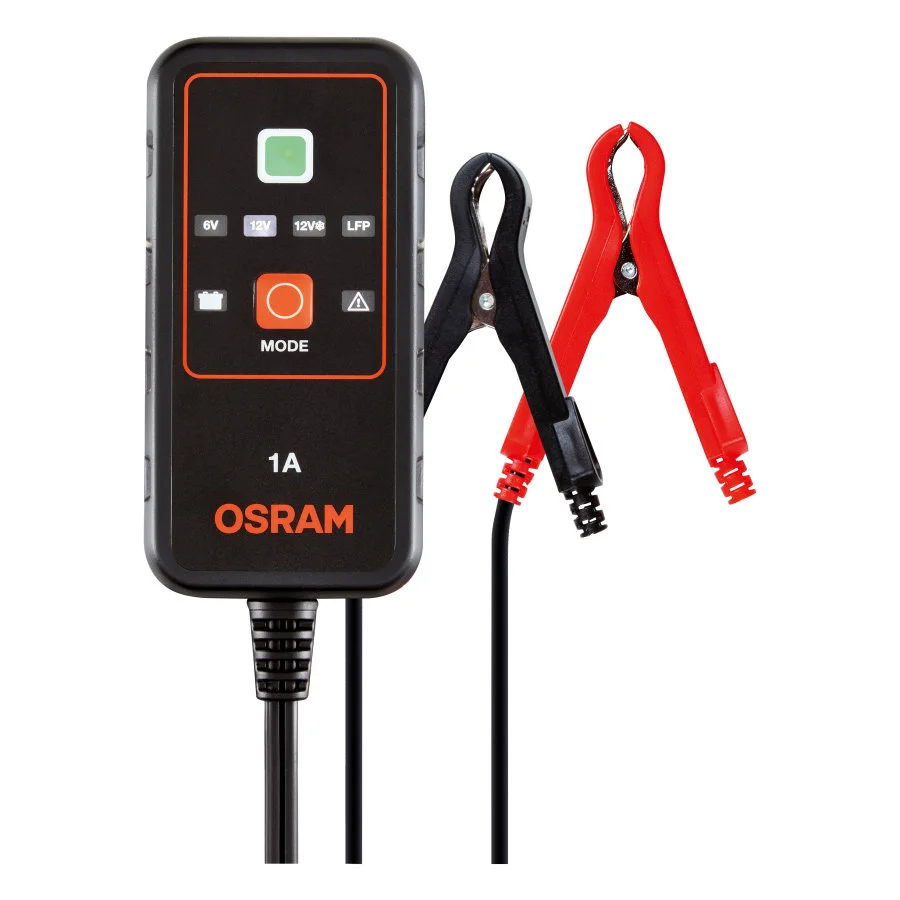 Φωτογραφία προϊόντος: OSRAM Έξυπνος Φορτιστής Συντηρητής Μπαταρίας 901 6V +amp; 12V 1A
