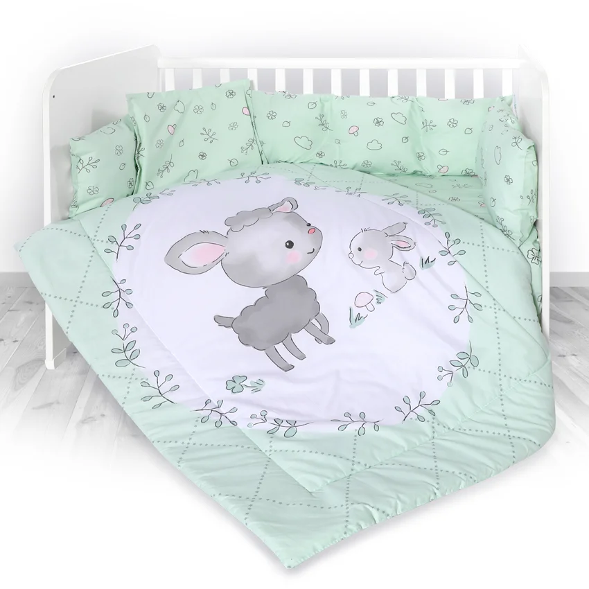 Φωτογραφία προϊόντος: LORELLI - SET 5 PARTS-4 ROUND PS.RANFORCE LAMB GREEN - 20800084101