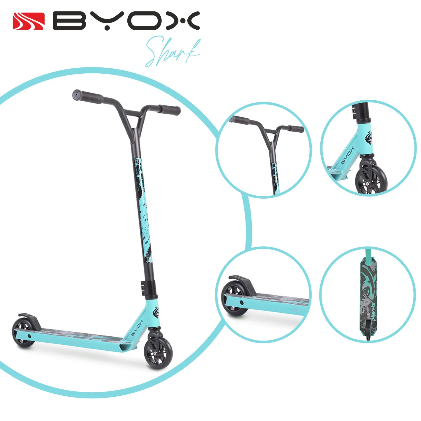 Φωτογραφία προϊόντος: BYOX - Stunt scooter Shark - 3800146225995