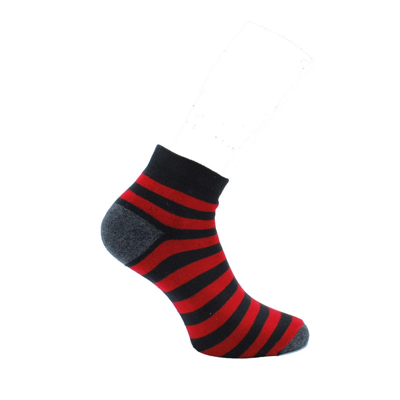 Φωτογραφία προϊόντος: Bal Baledino Socks ΚΑΛΤΣΑ ΗΜΙΚΟΝΤΗ ΡΙΓΕ ΠΕΤΣΕΤΕ ΜΑΥΡΟ - ΚΟΚΚΙΝΟ