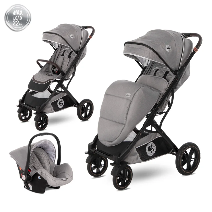 Φωτογραφία προϊόντος: LORELLI - BABY STROLLER STORM SET OPALINE GREY - 10021702185