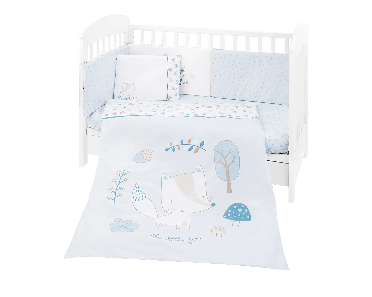 Φωτογραφία προϊόντος: Kikka Boo - Bedding set 6pcs 60/120 Little Fox - 41101060107