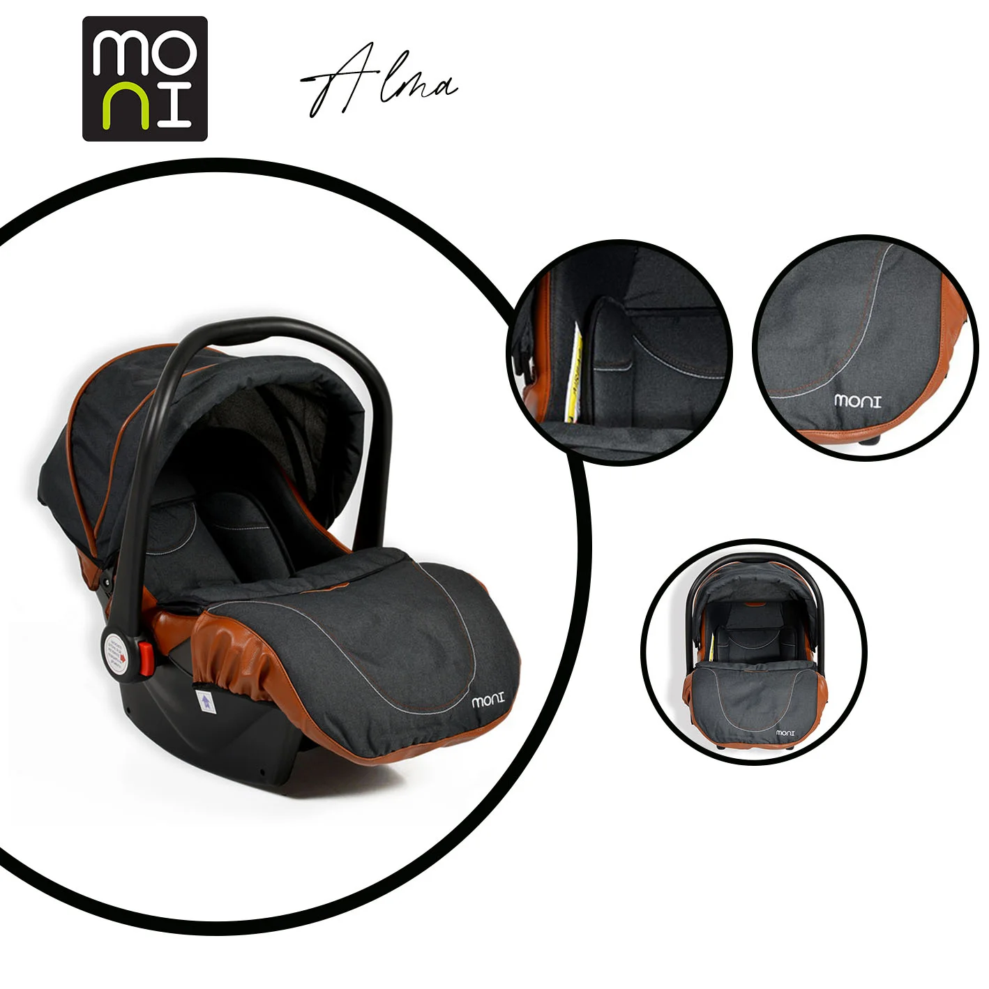 Φωτογραφία προϊόντος: MONI - Car seat Alma black - 3801005150304