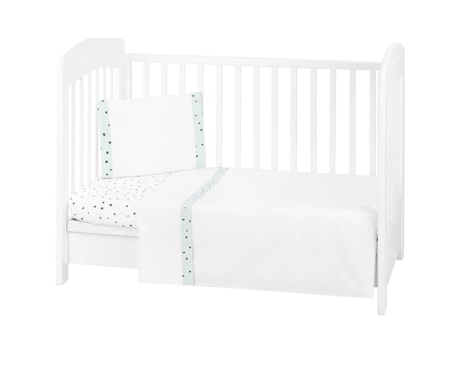 Φωτογραφία προϊόντος: Kikka Boo - Bedding set 3pcs EU style 60/120 Bear with me Mint - 41101030147
