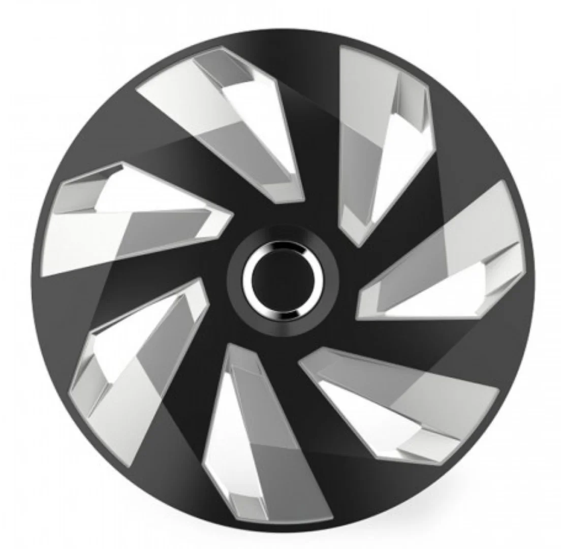 Φωτογραφία προϊόντος: ΤΑΣΙ 15" HUBCAP VECTOR RC SILVER BLACK AMIO- ΣΕΤ 4 ΤΕΜ. ΣΕ ΚΟΥΤΙ