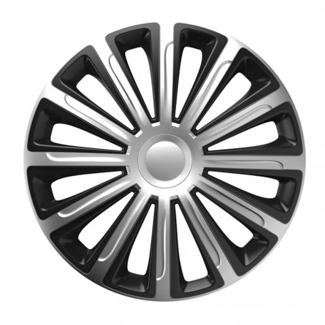 Φωτογραφία προϊόντος: AMIO ΤΑΣΙ 14" HUBCAP TREND SILVER BLACK - ΣΕΤ 4ΤΕΜ ΣΕ ΚΟΥΤΙ ΑΜΙΟ