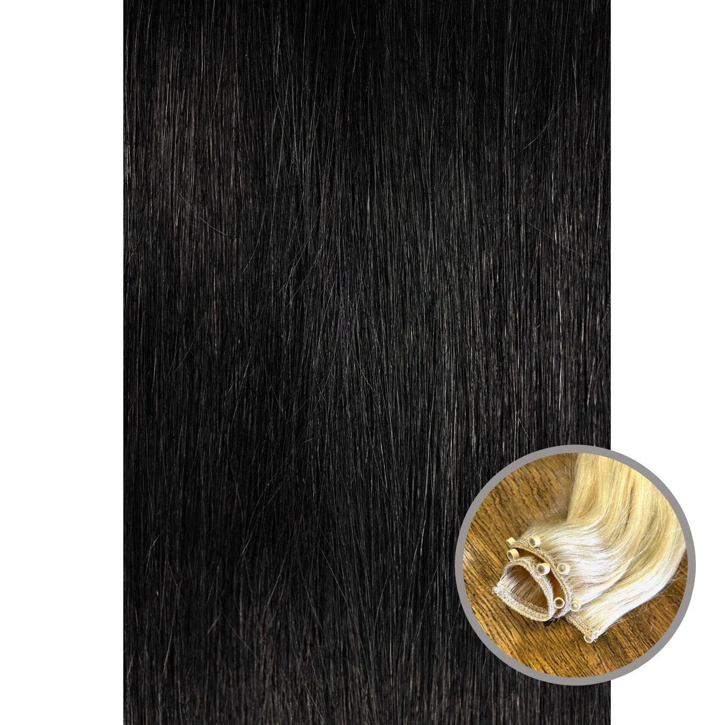 Φωτογραφία προϊόντος: Velvet Hair Extensions – Ring Weft | 50-55εκ #1