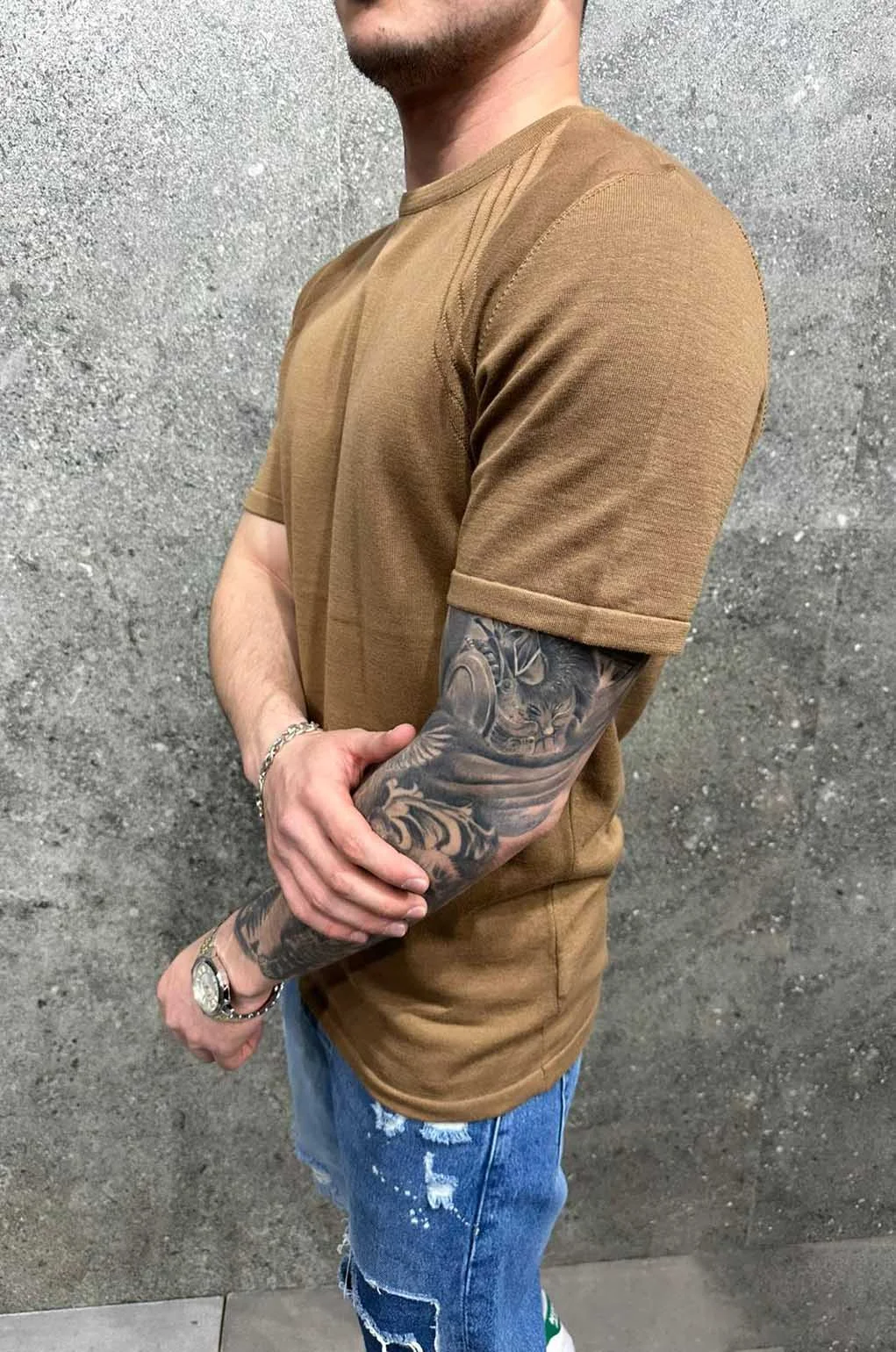 Φωτογραφία προϊόντος: T-Shirt Καμηλό 7067