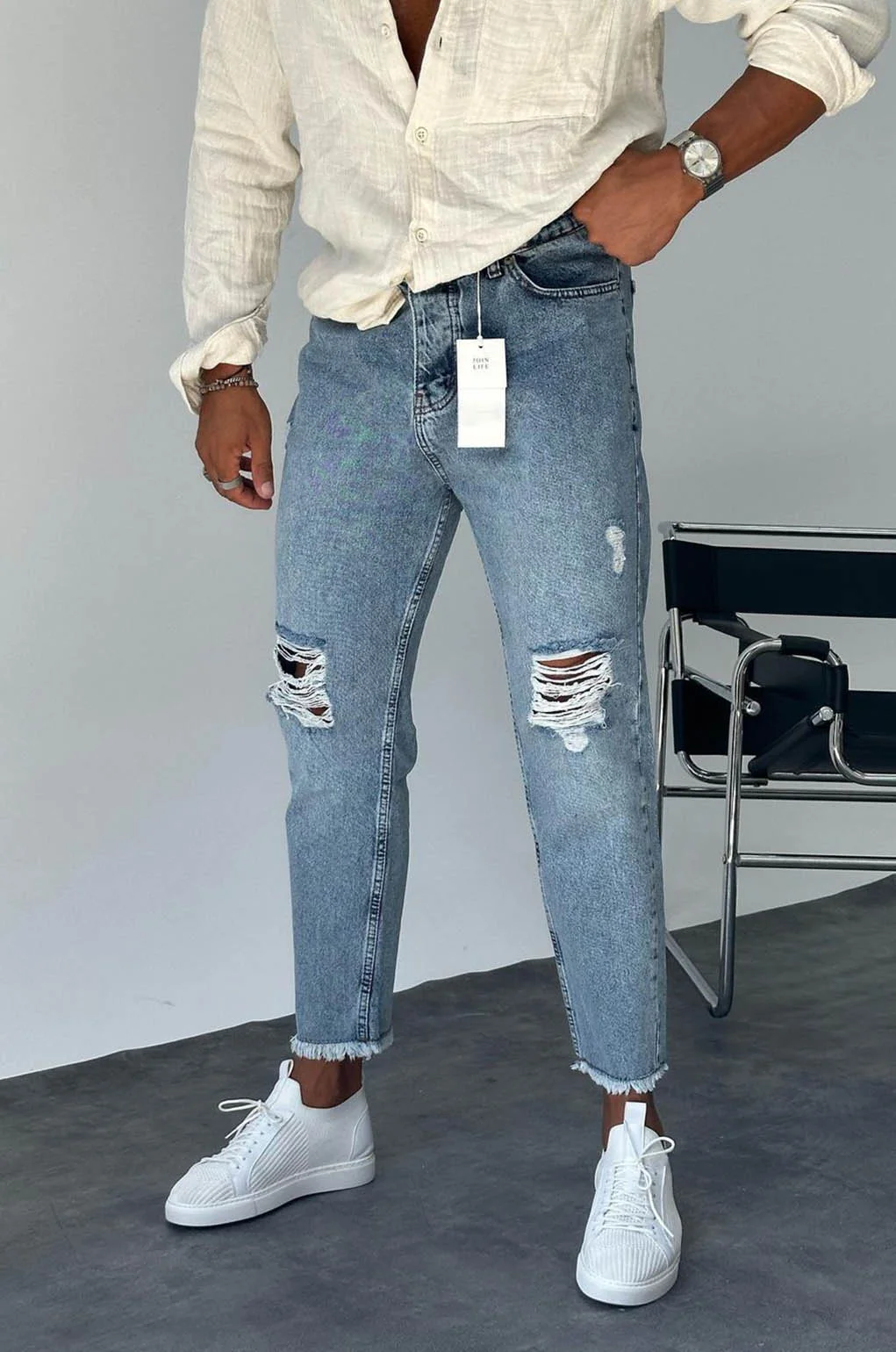 Φωτογραφία προϊόντος: Παντελόνι Jean Loose Fit 600-047