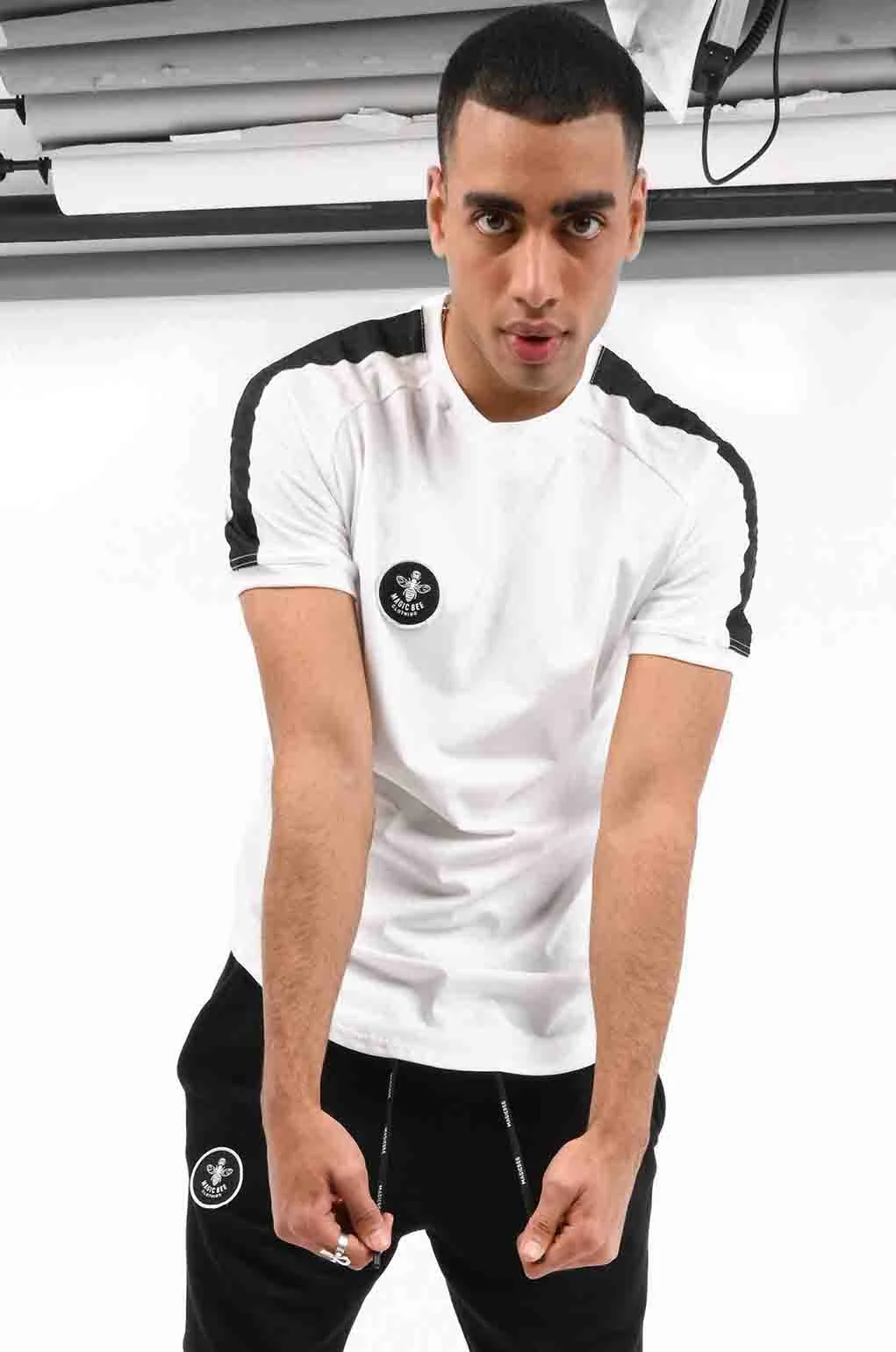 Φωτογραφία προϊόντος: T-Shirt MagicBee Black Ribbon - White