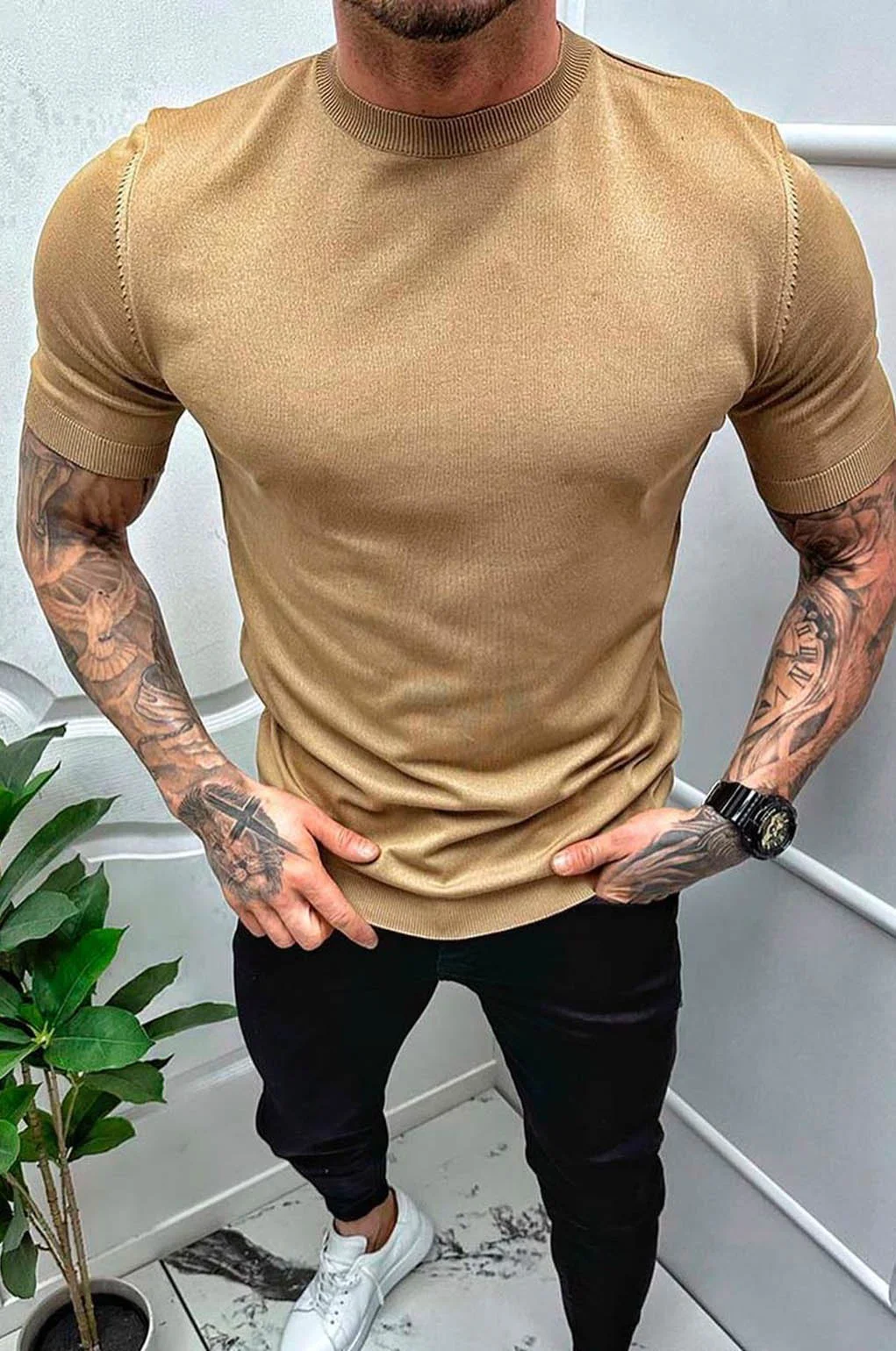 Φωτογραφία προϊόντος: T-Shirt Καμηλό 1067