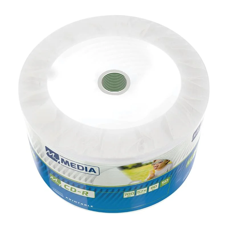 Φωτογραφία προϊόντος: CDR 52X 50PK Wrap 700MB - Wide Printable (by Verbatim) - 69206