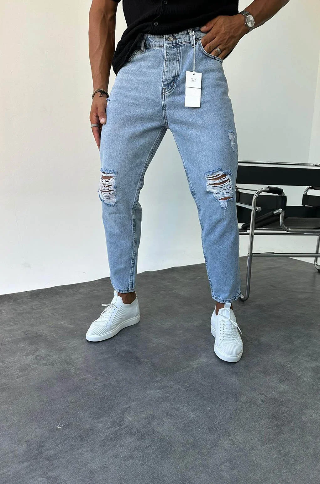 Φωτογραφία προϊόντος: Παντελόνι Jean Loose Fit 512-095