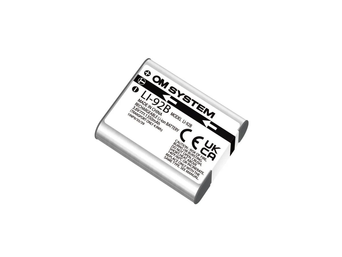 Φωτογραφία προϊόντος: Olympus LI-92B Lithium Ion rechargeable battery (1350 mAh)