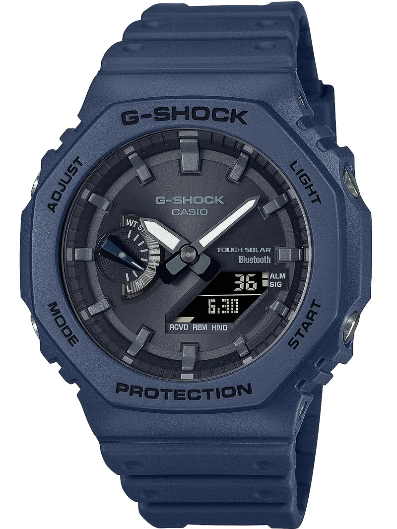 Φωτογραφία προϊόντος: Casio G-Shock Smartwatch Ρολόι Ηλιακής Ενέργειας με Μπλε Καουτσούκ Λουράκι GA-B2100-2AER