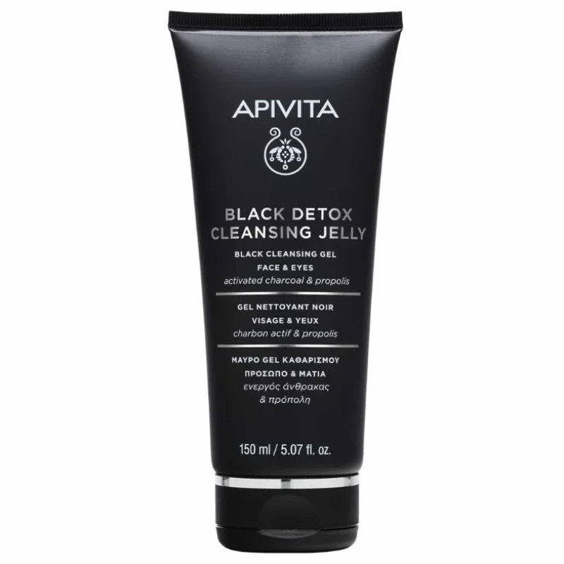 Φωτογραφία προϊόντος: Apivita Black Detox Cleansing Jelly for Face + Eyes 150ml