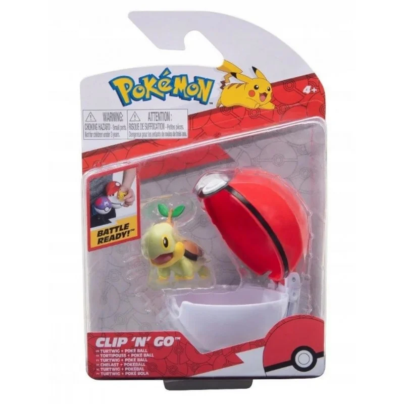 Φωτογραφία προϊόντος: Φιγούρες Pokemon Poke Ball Clip N Go Turtwig – Jazwares JW095057-G (pkw2662)