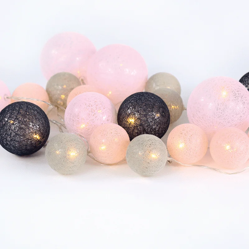 Φωτογραφία προϊόντος: “WOVEN BALL FAIRY LIGHTS” POZ - ΓΚΡΙ ΜΠΑΛΑ 20 LED ΛΑΜΠΑΚ ΣΕΙΡΑ ΜΠΑΤΑΡ(3xΑΑ) ΘΕΡΜΟ ΛΕΥΚΟ IP20