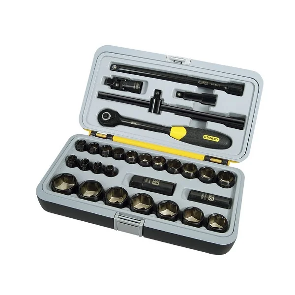 Φωτογραφία προϊόντος: STANLEY 1-94-662 Fatmax® Σετ Καστάνιας 1/2″ Μαύρου Χρωμίου MicroTough+#x2122; x30
