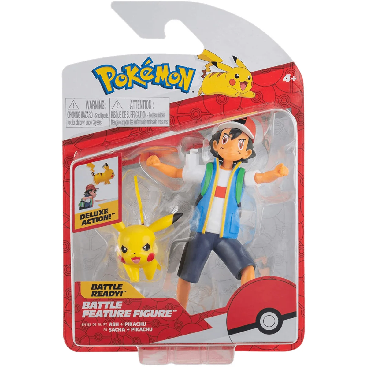 Φωτογραφία προϊόντος: Pokemon Φιγούρες W11 Ash - Pikachu # Jazwares JW095135-Ε (PKW2473)