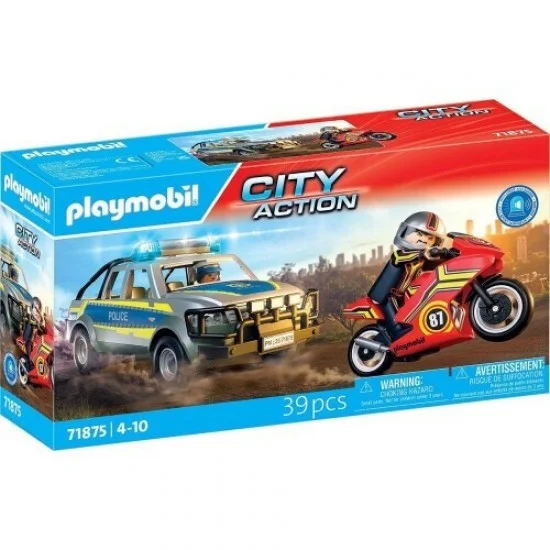 Φωτογραφία προϊόντος: Playmobil City Action Αστυνομικό Όχημα Pickup /Μοτοσυκλέτα - 71875