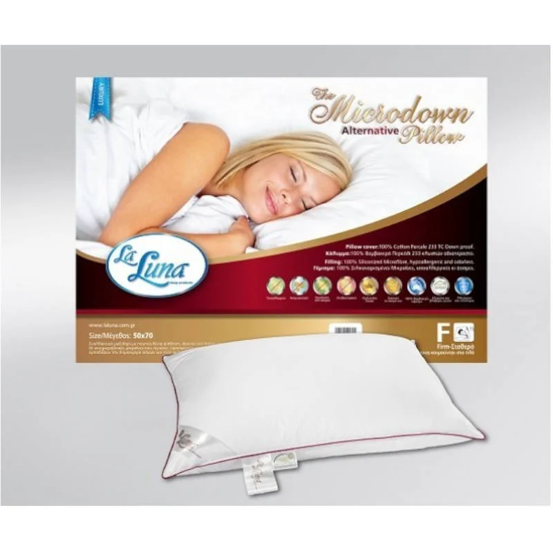 Φωτογραφία προϊόντος: Μαξιλάρι Ύπνου Polyester Microdown Alternative Medium 50x 70 by La Luna