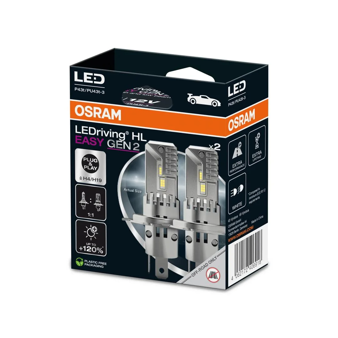 Φωτογραφία προϊόντος: Osram LED Λάμπες Αυτοκινήτου H7 / H18 6000K Ψυχρό Λευκό 12V 16W 2τμχ