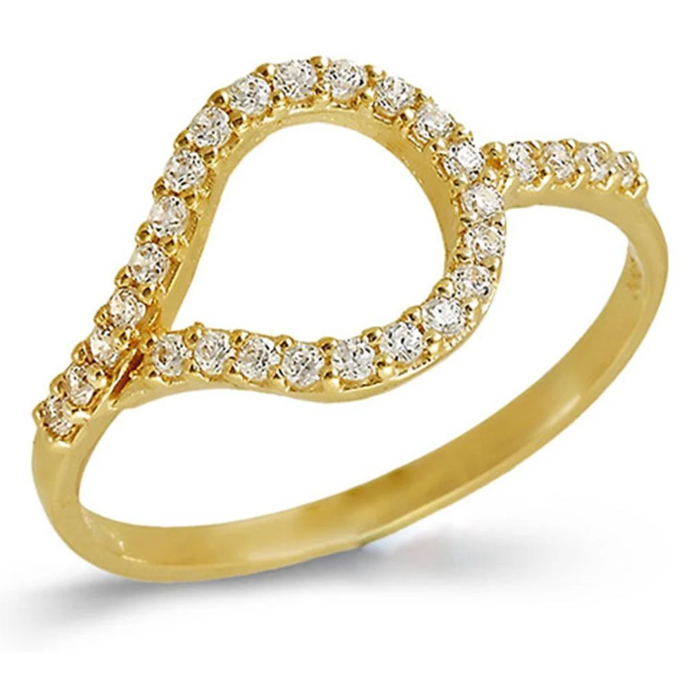Φωτογραφία προϊόντος: fenixjewelry Χρυσό Δαχτυλίδι 14k Ζιργκον 3035κ