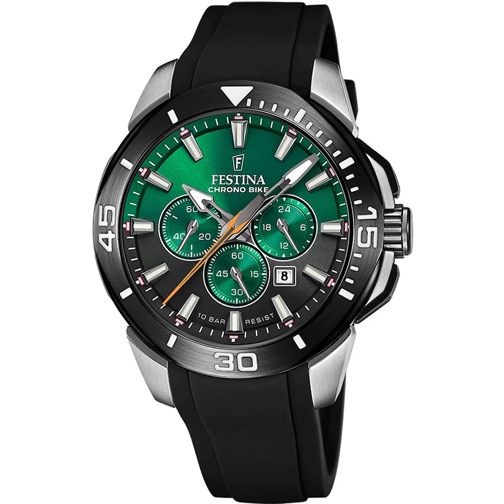 Φωτογραφία προϊόντος: FESTINA Chronograph Black Rubber Strap F20642/C