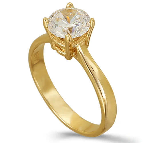 Φωτογραφία προϊόντος: fenixjewelry Χρυσο Μονόπετρο Δαχτυλίδι 14k 0334Κ1