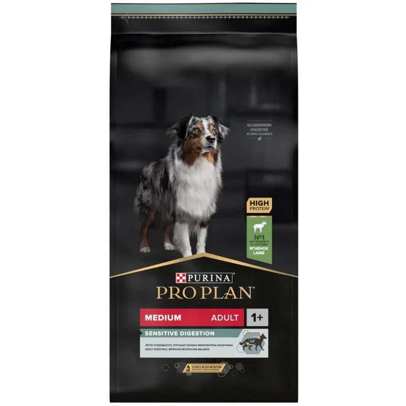 Φωτογραφία προϊόντος: Pro Plan ADULT MEDIUM SENSITIVE DIGESTION OPTIDIGEST ΑΡΝΙ 14KG
