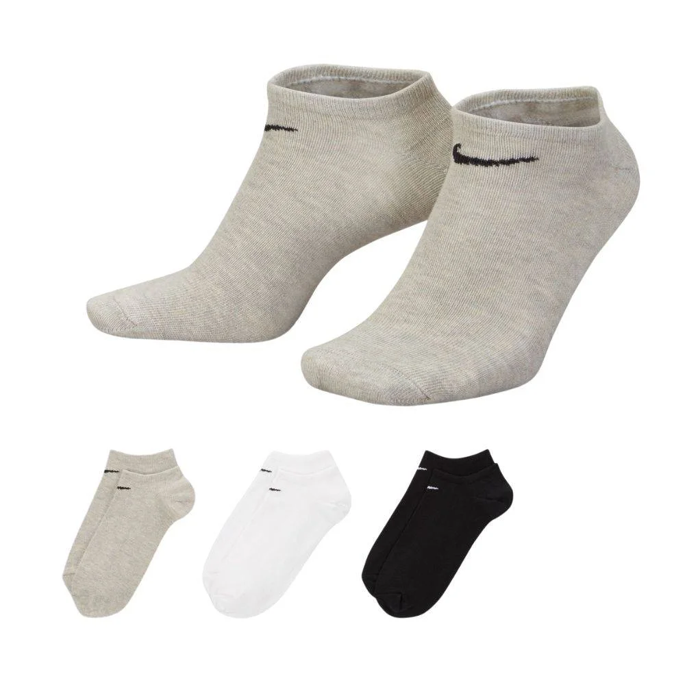 Φωτογραφία προϊόντος: SX2554-901 - NIKE 3PPK VALUE NO SHOW SOCKS WHITE / BLACK / GREY Color