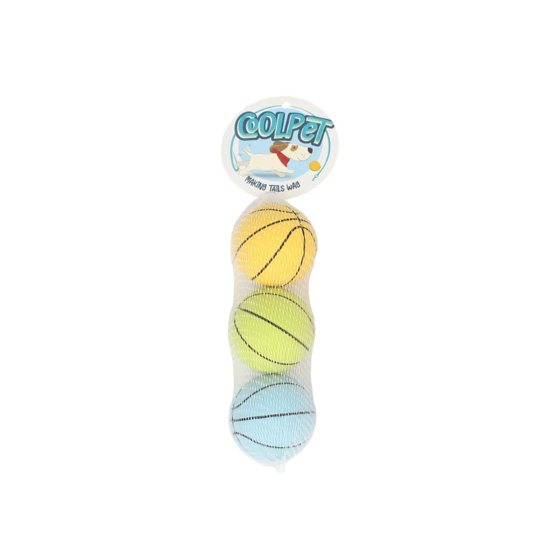 Φωτογραφία προϊόντος: FANCY DOG TOY BOUNCING BALL SET 3 PCS (DT-SBB) (6cm φ)