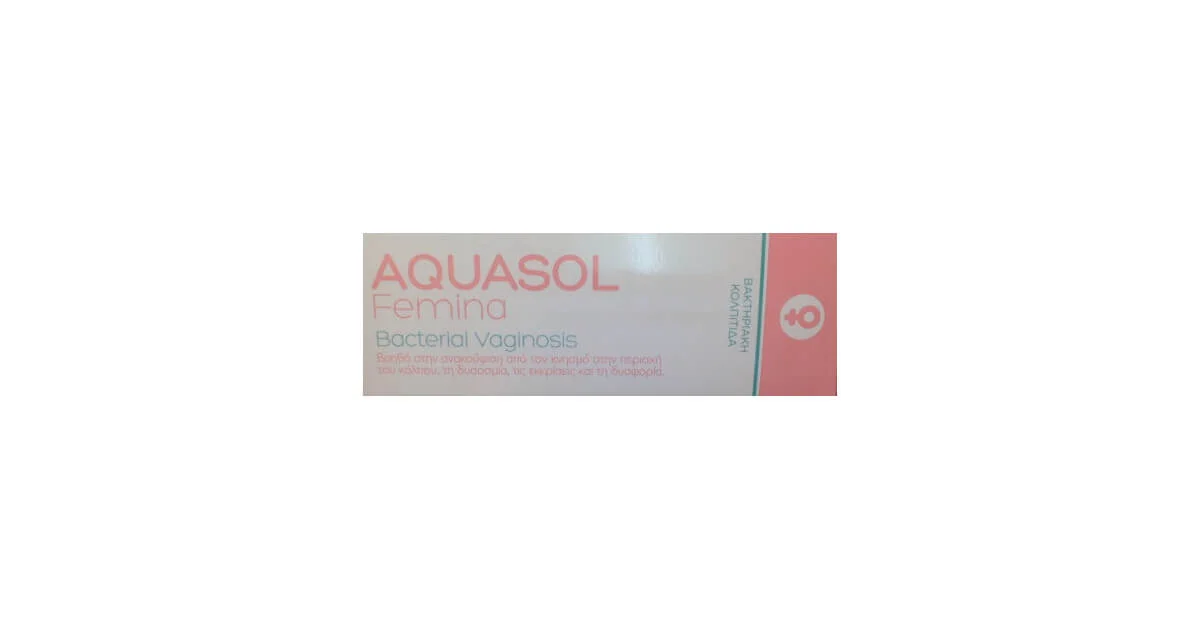 Φωτογραφία προϊόντος: Olvos Science Aquasol Femina Bacterial Vaginosis Gel 30ml