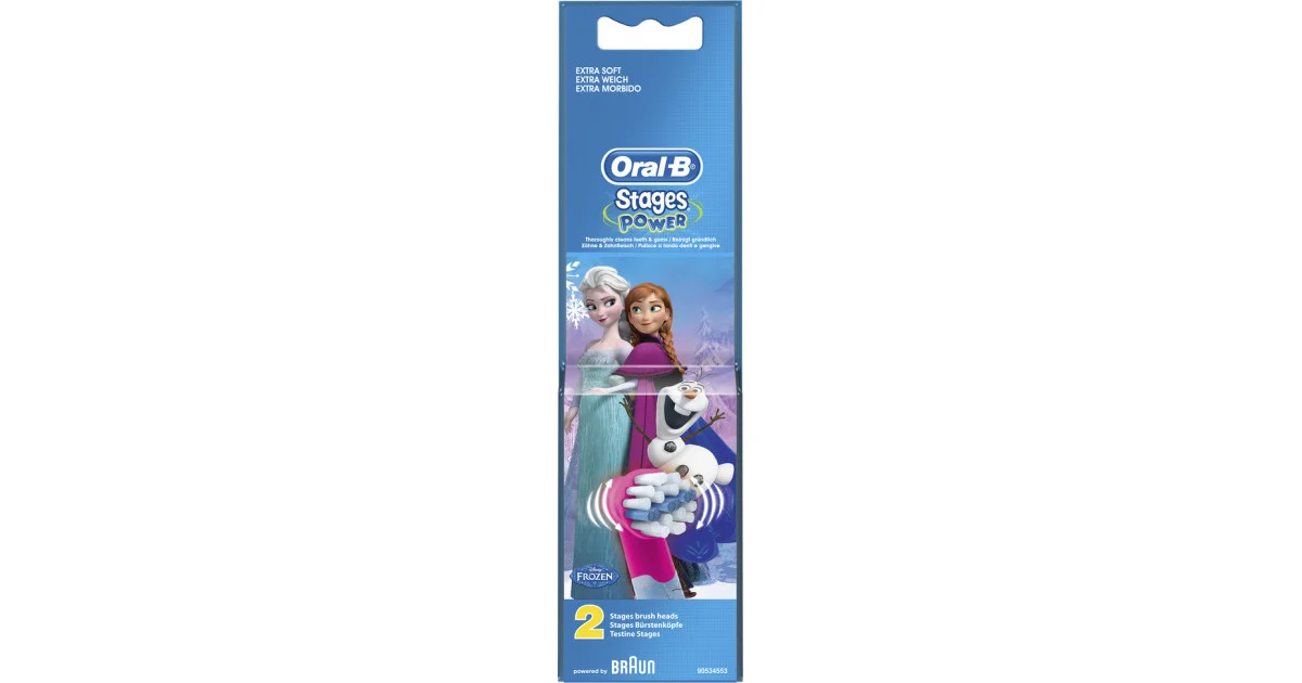 Φωτογραφία προϊόντος: Oral-B Ανταλλακτικό για Ηλεκτρική Οδοντόβουρτσα Stages Power σε Χρώμα Frozen για 3+ χρονών 2τμχ